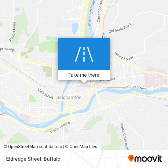 Mapa de Eldredge Street