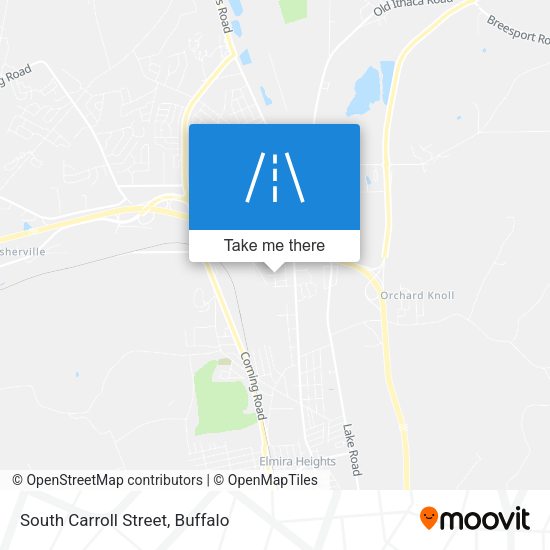 South Carroll Street map