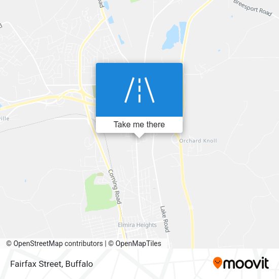Mapa de Fairfax Street