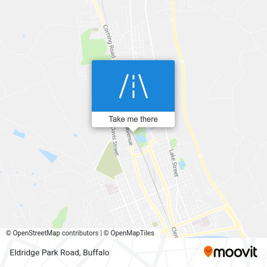 Eldridge Park Road map