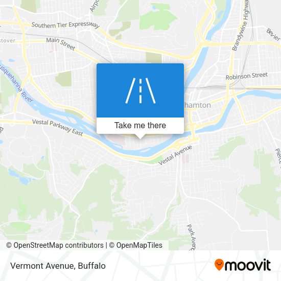 Mapa de Vermont Avenue