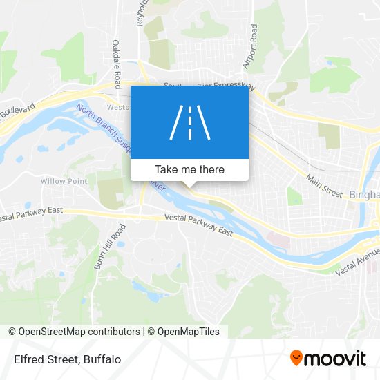 Mapa de Elfred Street