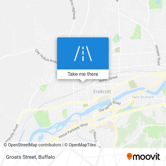Mapa de Groats Street