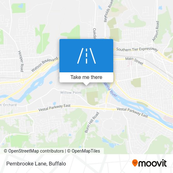 Mapa de Pembrooke Lane