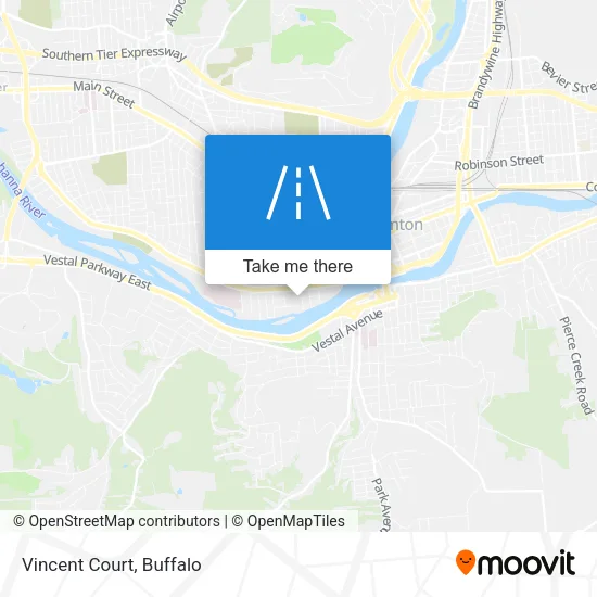 Vincent Court map