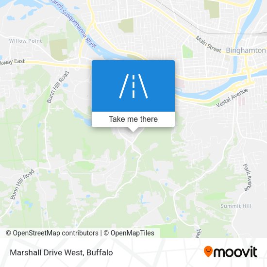Mapa de Marshall Drive West