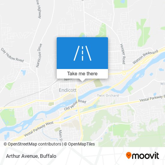 Mapa de Arthur Avenue