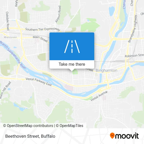 Mapa de Beethoven Street