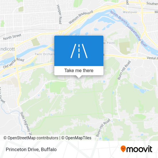 Mapa de Princeton Drive