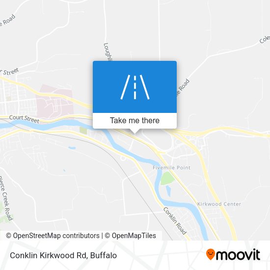 Mapa de Conklin Kirkwood Rd