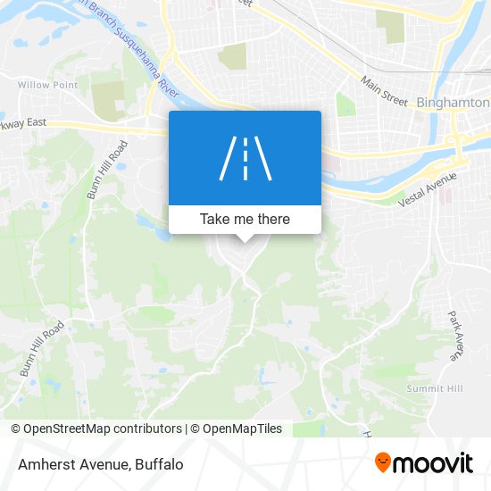 Mapa de Amherst Avenue
