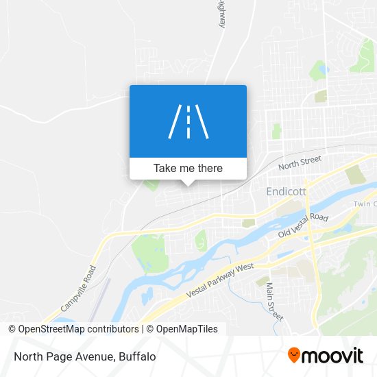 Mapa de North Page Avenue