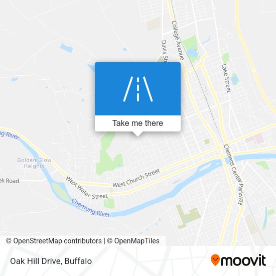 Mapa de Oak Hill Drive