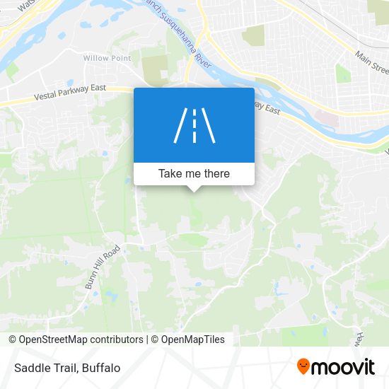 Mapa de Saddle Trail