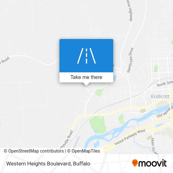 Western Heights Boulevard map