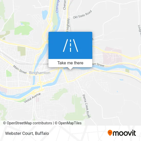 Webster Court map