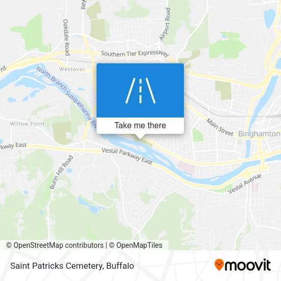 Saint Patricks Cemetery map