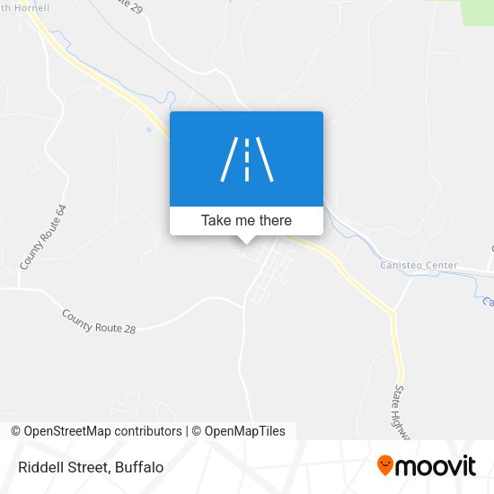 Mapa de Riddell Street