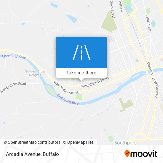 Arcadia Avenue map
