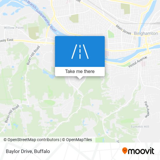 Baylor Drive map