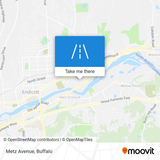 Mapa de Metz Avenue