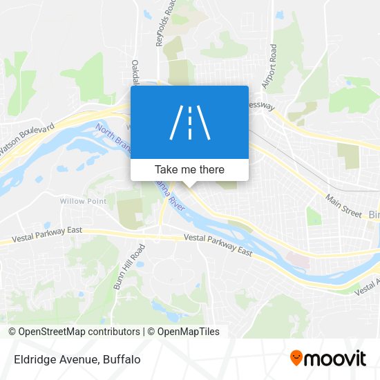 Eldridge Avenue map