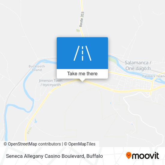 Mapa de Seneca Allegany Casino Boulevard