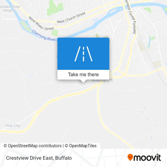 Mapa de Crestview Drive East