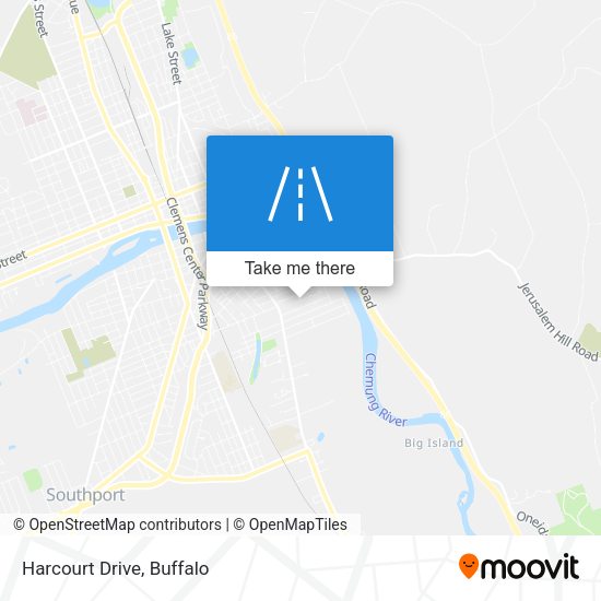 Harcourt Drive map