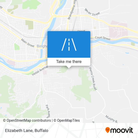 Mapa de Elizabeth Lane