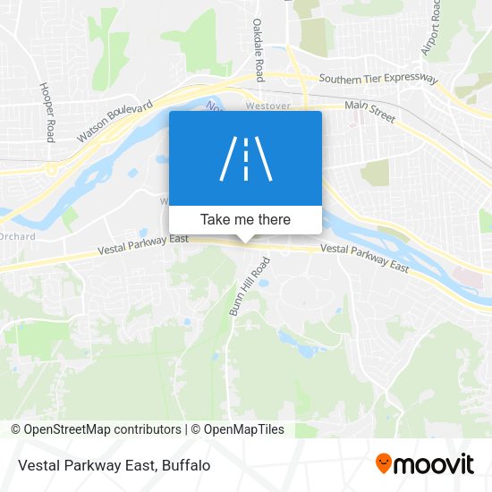 Vestal Parkway East map