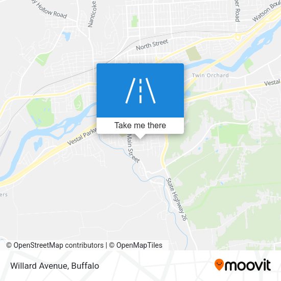 Mapa de Willard Avenue