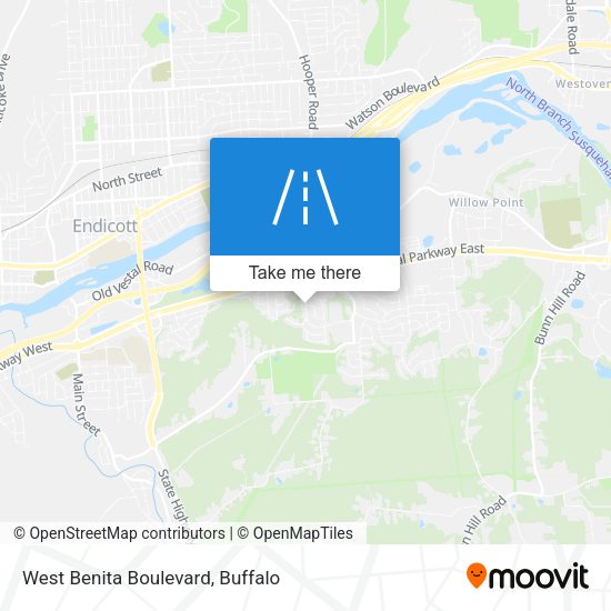 West Benita Boulevard map