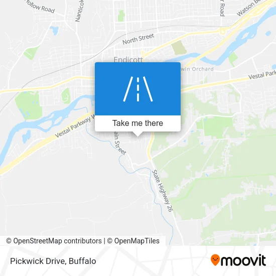 Pickwick Drive map