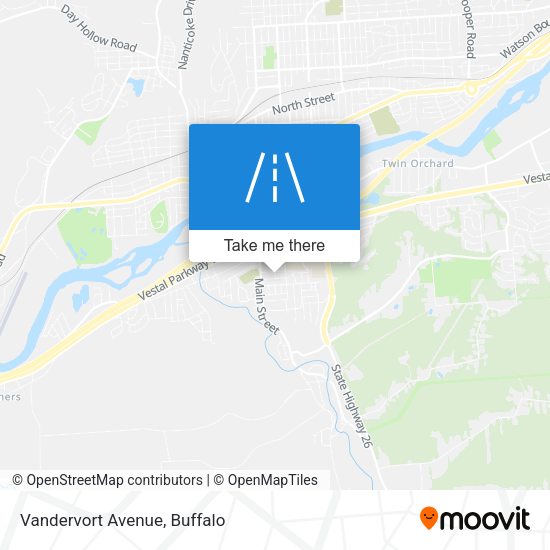 Mapa de Vandervort Avenue