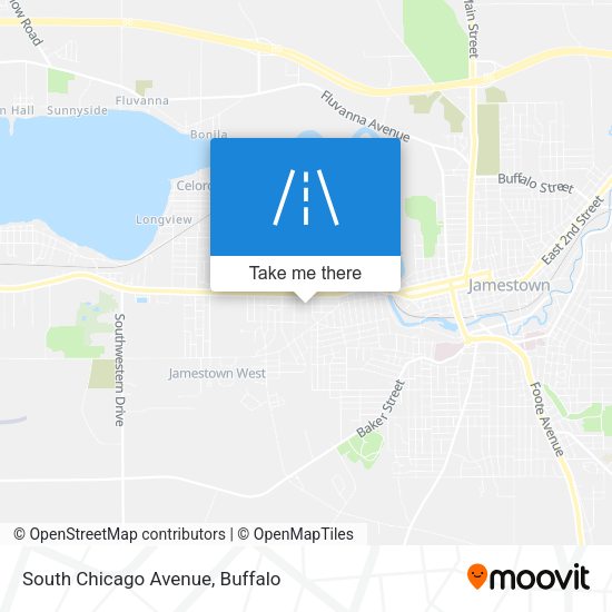 South Chicago Avenue map