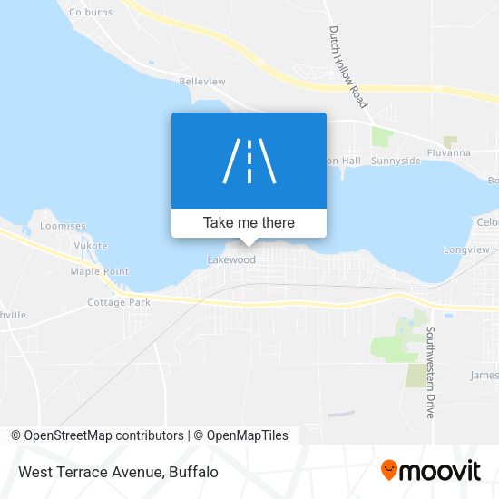 Mapa de West Terrace Avenue