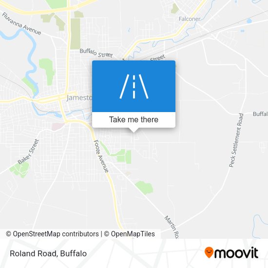 Mapa de Roland Road
