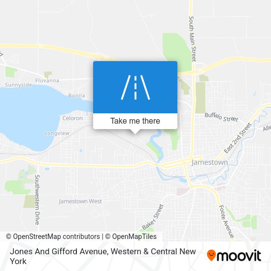 Jones And Gifford Avenue map