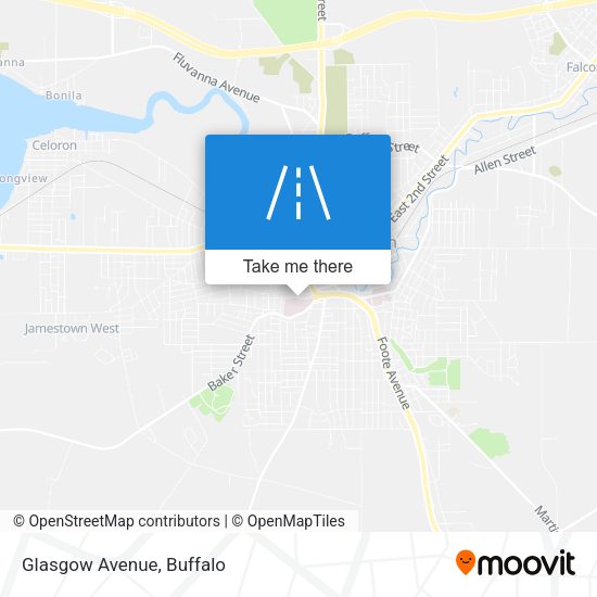 Mapa de Glasgow Avenue