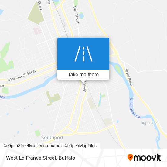 West La France Street map