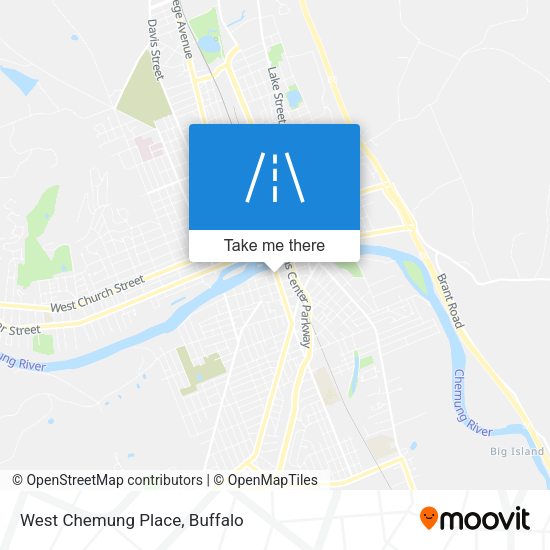 West Chemung Place map