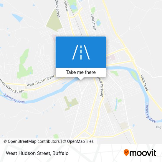 Mapa de West Hudson Street