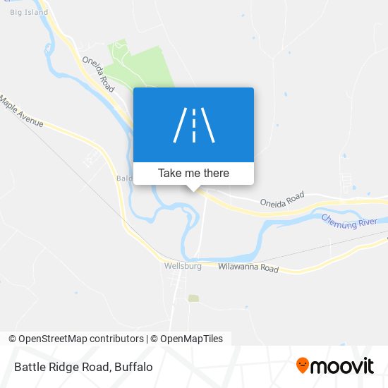 Battle Ridge Road map