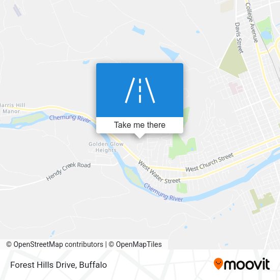 Mapa de Forest Hills Drive