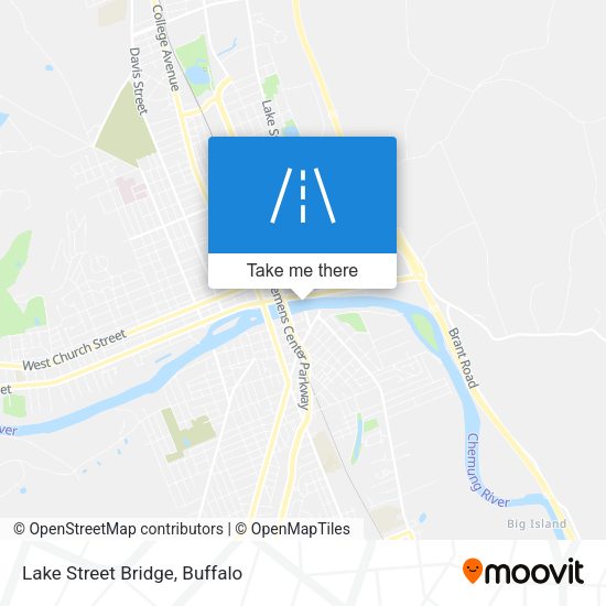 Lake Street Bridge map