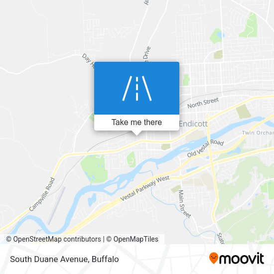 South Duane Avenue map