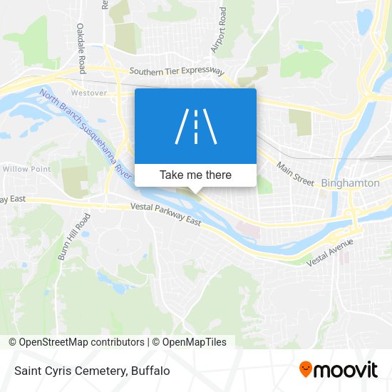 Saint Cyris Cemetery map