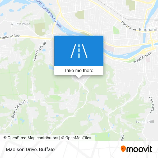 Madison Drive map