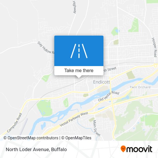 Mapa de North Loder Avenue